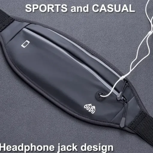 Waterproof Sports Waist Bag for Men and Women - Invisible Mini Fanny Pack for Running, Jogging, and Fitness - Secure Mobile Phone Storage