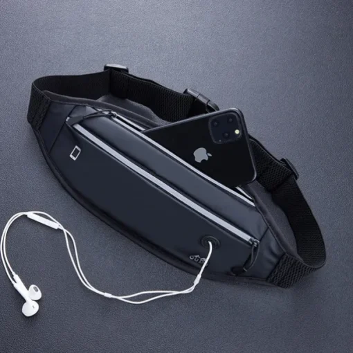 Waterproof Sports Waist Bag for Men and Women - Invisible Mini Fanny Pack for Running, Jogging, and Fitness - Secure Mobile Phone Storage
