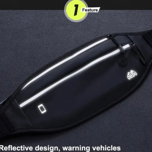 Waterproof Sports Waist Bag for Men and Women - Invisible Mini Fanny Pack for Running, Jogging, and Fitness - Secure Mobile Phone Storage