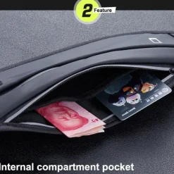 Waterproof Sports Waist Bag for Men and Women - Invisible Mini Fanny Pack for Running, Jogging, and Fitness - Secure Mobile Phone Storage