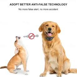 Waterproof Super Vibration Auto Stop Bark Collar - No Shock No Harm Only Training Love!