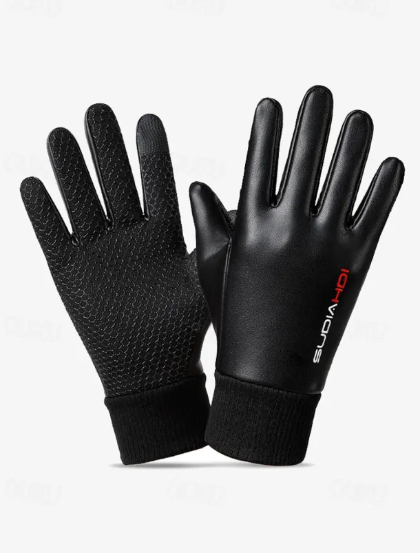 Waterproof Touchscreen Winter Gloves for Men – Non-Slip Grip and Thermal Warmth