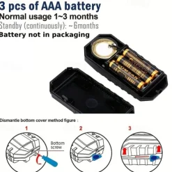 Waterproof Wireless Bicycle Alarm with Remote Control Electric Motorcycle & Car Security Anti-Theft System with Vibration Sensor & Lost Reminder 113dB