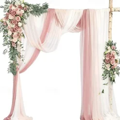 Wedding Arch Floral Simulation Flower Set with Five Pieces Manmade Plaque Flower Decoration Flower Arrangement