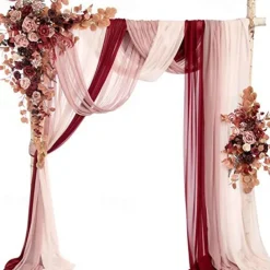 Wedding Arch Floral Simulation Flower Set with Five Pieces Manmade Plaque Flower Decoration Flower Arrangement