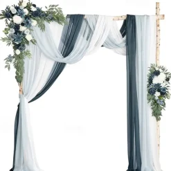 Wedding Arch Floral Simulation Flower Set with Five Pieces Manmade Plaque Flower Decoration Flower Arrangement