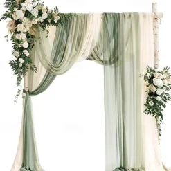 Wedding Arch Floral Simulation Flower Set with Five Pieces Manmade Plaque Flower Decoration Flower Arrangement