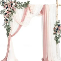 Wedding Arch Floral Simulation Flower Set with Five Pieces Manmade Plaque Flower Decoration Flower Arrangement