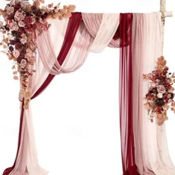 Wedding Arch Floral Simulation Flower Set with Five Pieces Manmade Plaque Flower Decoration Flower Arrangement