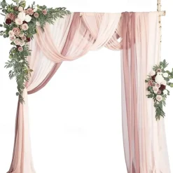 Wedding Arch Floral Simulation Flower Set with Five Pieces Manmade Plaque Flower Decoration Flower Arrangement