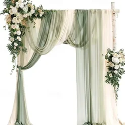 Wedding Arch Floral Simulation Flower Set with Five Pieces Manmade Plaque Flower Decoration Flower Arrangement