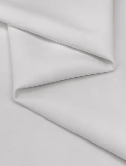 Wedding Dresses A-Line Off Shoulder Short Sleeve Tea Length Stretch Fabric Bridal Gowns With Solid Color