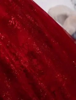 Wedding Dresses Ball Gown Off Shoulder Short Sleeve Floor Length Organza Bridal Gowns With Beading