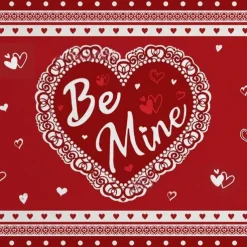 Wedding Heart Rugs Heart Shaped Non Slip Bathroom Rug Washable Mat Heart Kitchen Rugs Love Deco Floor Mat or Shower Bedroom Kitchen Deco (Double Heart, 17.7 x 31.5 Inches)