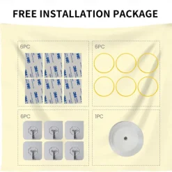 Wedding Outdoor Decorations Garage Door Cover Banner Large Backdrop Decoration for Outdoor Garage Door Home Wall Decorations Event Party Parade