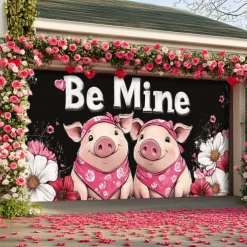 Wedding Outdoor Decorations Garage Door Cover Banner Large Backdrop Decoration for Outdoor Garage Door Home Wall Decorations Event Party Parade