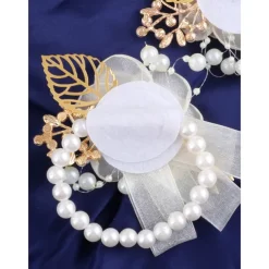 Wedding wrist flowers Wrist Corsages Wedding / Event / Party Fabrics Flower Style