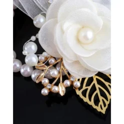 Wedding wrist flowers Wrist Corsages Wedding / Event / Party Fabrics Flower Style
