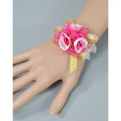 Wedding wrist flowers Wrist Corsages Wedding / Event / Party Fabrics Flower Style