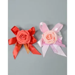 Wedding wrist flowers Wrist Corsages Wedding / Event / Party Fabrics Flower Style