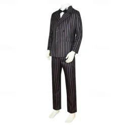 Wednesday Addams Addams family Gomez Addams Coat Blouse / Shirt Pants Movie Cosplay for Men's Boys Adults Kids Halloween Masquerade
