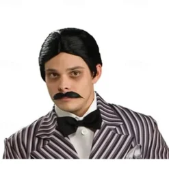 Wednesday Addams Addams family Gomez Addams Coat Blouse / Shirt Pants Men's Boys Movie Cosplay Men's suit Coat Shirt Pants Halloween Masquerade With Wig