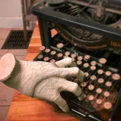 Wednesday Addams Addams family Thing Halloween Props Men's Women's Movie Cosplay Cosplay Thumbs Up Middle Finger Beige Accessory Set Masquerade World Book Day Costumes