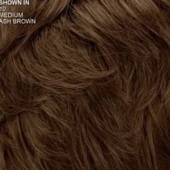 WhisperLite Wig Short Volume-Rich Layers Of Soft Feathery Waves/Multi-tonal Shades of Blonde Silver Brown and Red