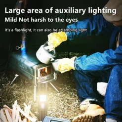 White Laser Super Powerful Flashlight 5000LM TYPE-C Rechargeable Torch Light High Power LED Flashlight Tactical Lantern