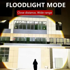 White Laser Super Powerful Flashlight 5000LM TYPE-C Rechargeable Torch Light High Power LED Flashlight Tactical Lantern