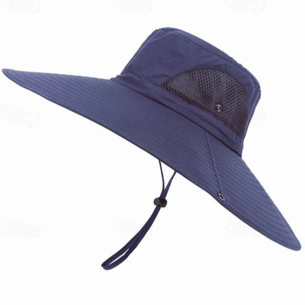Wide Brim Sun Hat Bucket Hat UPF50+ Waterproof Packable Quick Dry Spring Summer Polyester Hat for Fishing Camping & Hiking