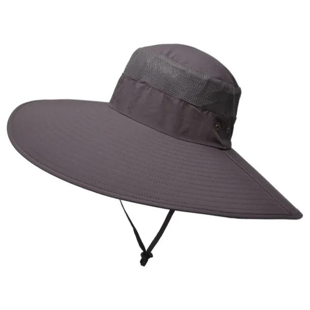 Wide Brim Sun Hat Bucket Hat UPF50+ Waterproof Packable Quick Dry Spring Summer Polyester Hat for Fishing Camping & Hiking
