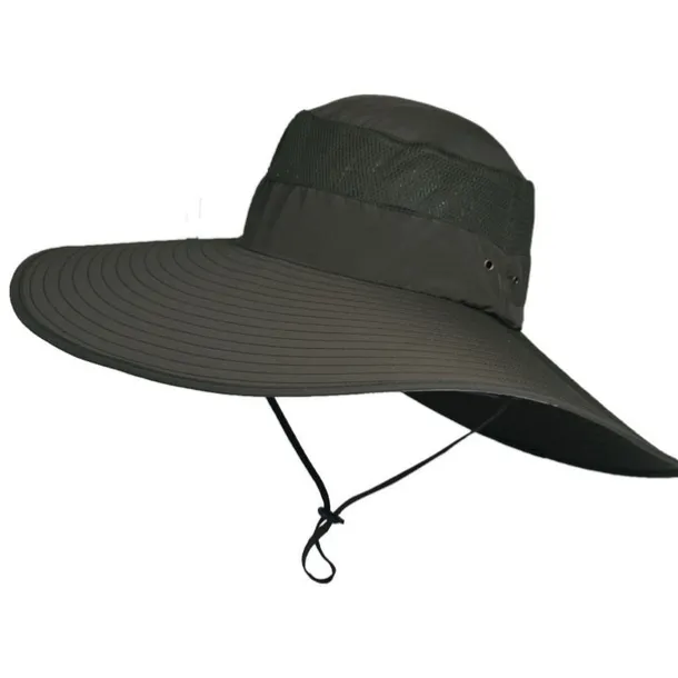 Wide Brim Sun Hat Bucket Hat UPF50+ Waterproof Packable Quick Dry Spring Summer Polyester Hat for Fishing Camping & Hiking
