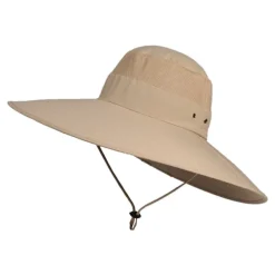 Wide Brim Sun Hat Bucket Hat UPF50+ Waterproof Packable Quick Dry Spring Summer Polyester Hat for Fishing Camping & Hiking
