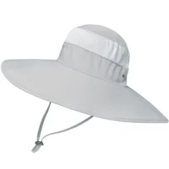 Wide Brim Sun Hat Bucket Hat UPF50+ Waterproof Packable Quick Dry Spring Summer Polyester Hat for Fishing Camping & Hiking