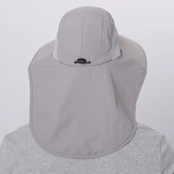 Wide Brim Sun Hat with Neck Flap, UPF50+ Hiking Fishing Hat for Men Women Summer Outdoor Portable Breathable Quick Dry Ultraviolet Resistant Hat Solid Color Black Purple Red Hunting Fishing Climbing