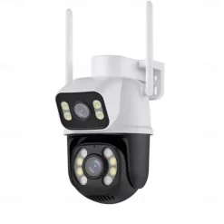 Wifi Camera Outdoor Night Vision Dual Screen Human Detection 3MP Security Protection CCTV Surveillance IP Camera