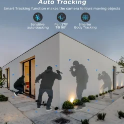 Wifi Camera Outdoor Night Vision Dual Screen Human Detection 3MP Security Protection CCTV Surveillance IP Camera