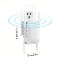 WiFi Extender 1200Mbps 2.4G/5G Dual Band Wireless Internet WiFi Repeater/Router/AP Signal Booster For Home Larger Coverage Extender And Signal Amplifier