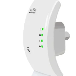 WiFi Extender Signal Booster Up to 2640sq.ft The Newest Generation, Wireless Internet Repeater, Long Range Amplifier with Ethernet Port, Access Point, 1-Tap Setup, Compatible N300