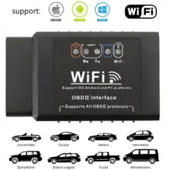 WIFI OBD2 ScannerELM327 WIFI OBD OBDII Car Auto Diagnostic Tool WI-FI ODB2 OBDII Code Reader for Android/IOS ELM 327 WIFI OBD2
