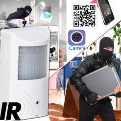 WIFI Pinhole Hidden PIR Style IR Audio IP Camera with Hikvision NVR Audio Two-way Voice Intercom 4K 8MP IMX415 5MP 2MP