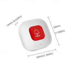 WiFi Smart SOS Call Button Wireless Caregiver Pager Phone Alert Transmitter Emergency Call Button for Elderly Patient