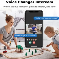 WiFi Video Doorbell Wireless HD Camera PIR Motion Detection IR Alarm Security Smart Home Door Bell WiFi Intercom for Home