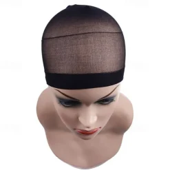 Wig Caps for Women Mixed Material Stocking Wig Cap Extension Connectors Easy to Carry / Durable Christmas / Halloween / Daily Basic / Fashion Nude Dark Brown#2 Brown 2 pcs