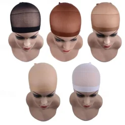 Wig Caps for Women Mixed Material Stocking Wig Cap Extension Connectors Easy to Carry / Durable Christmas / Halloween / Daily Basic / Fashion Nude Dark Brown#2 Brown 2 pcs