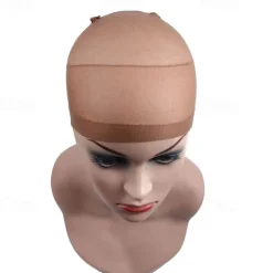 Wig Caps for Women Mixed Material Stocking Wig Cap Extension Connectors Easy to Carry / Durable Christmas / Halloween / Daily Basic / Fashion Nude Dark Brown#2 Brown 2 pcs