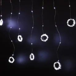 Window Curtain String Light 3x2M Outdoor Wedding Decorating Window Lights 200 LED 8 Lighting Modes for Bedroom Party Wedding Home Indoor Outdoor Waterproof