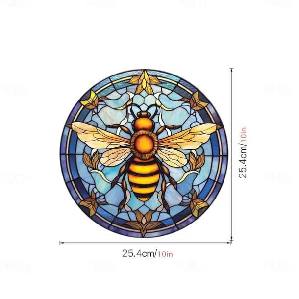 Window Sticker, Home Wall Decor Colorful Hummingbird Stickers Removable Static Decorative Anti-collision Stickers