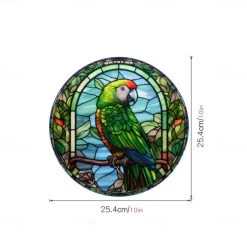 Window Sticker, Home Wall Decor Colorful Hummingbird Stickers Removable Static Decorative Anti-collision Stickers